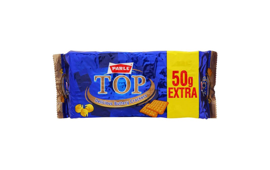 Parle Top Delicious Buttery Crackers Biscuits   Pack  250 grams